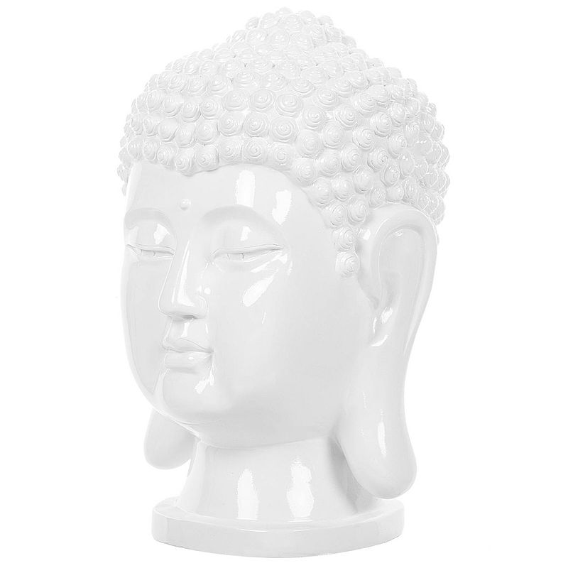 Foto van Beliani buddha - decofiguur-wit-polyresin