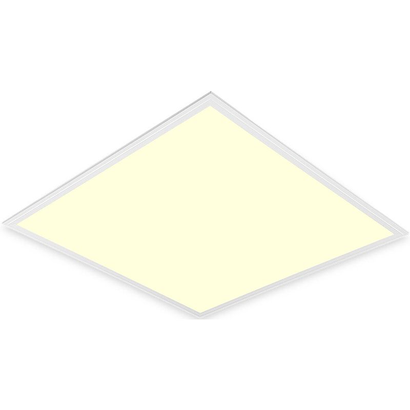 Foto van Led paneel - aigi clena - 60x60 warm wit 3000k - 40w inbouw vierkant - mat wit - flikkervrij