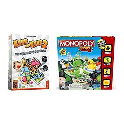 Foto van Spellenbundel - 2 stuks - keer op keer 2 & monopoly junior