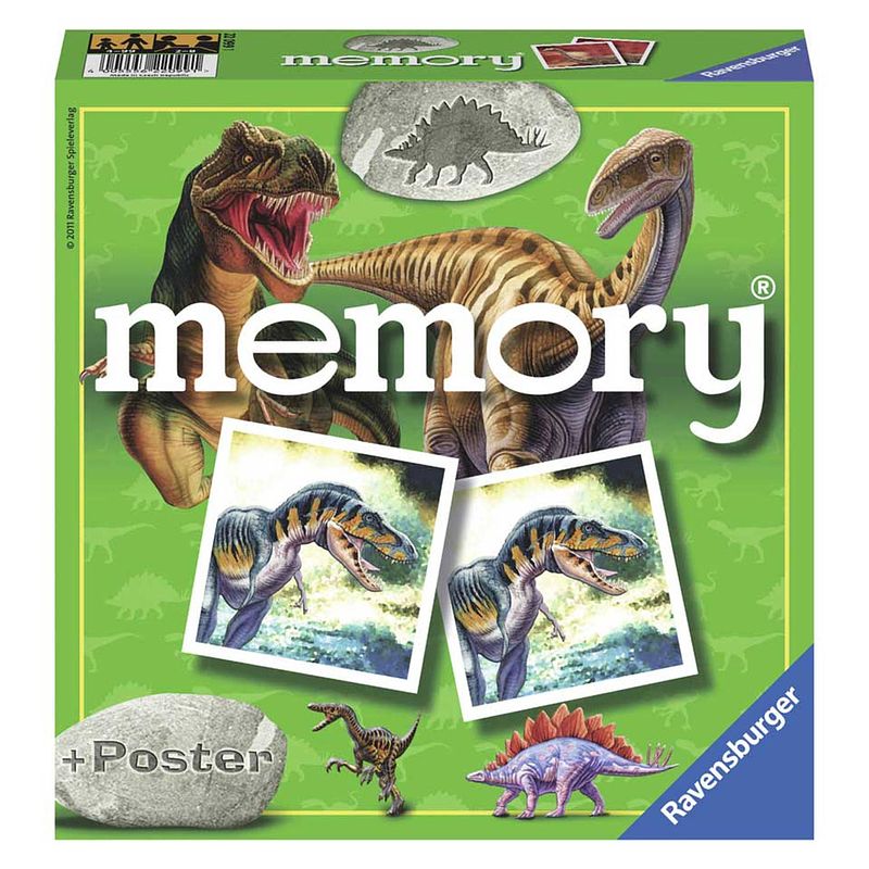 Foto van Ravensburger dinosauriër memory