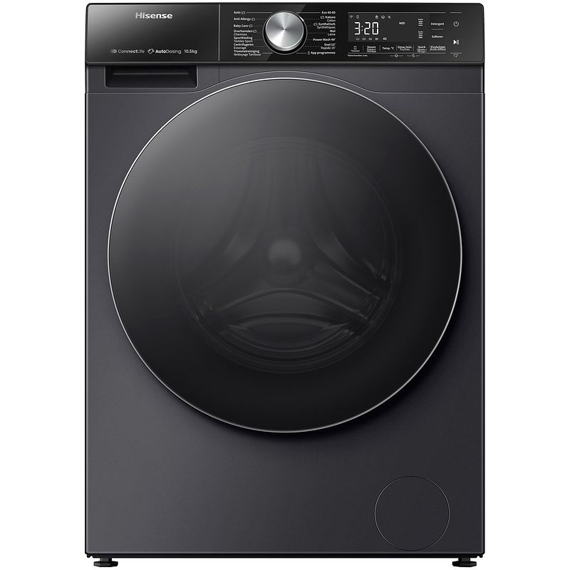 Foto van Hisense wf5s1045bb wasmachine zwart