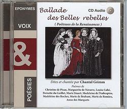 Foto van Grimm chantal / ballade des belles - cd (9782365161091)