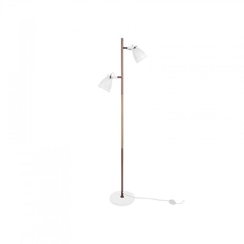 Foto van Leitmotiv vloerlamp mingle - metaal - wit - 152cm