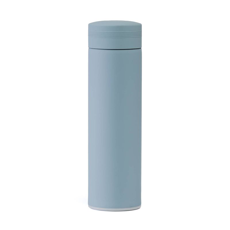 Foto van Sareva thermosfles - met uitneembaar filter - blauw - 500 ml