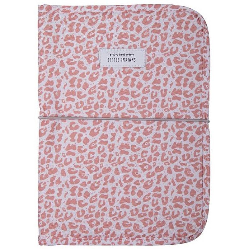 Foto van Little indians luieretui leopard junior polyester roze