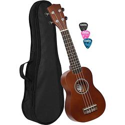 Foto van Cascha eh 3953 sopraan ukelele met tas en plectra