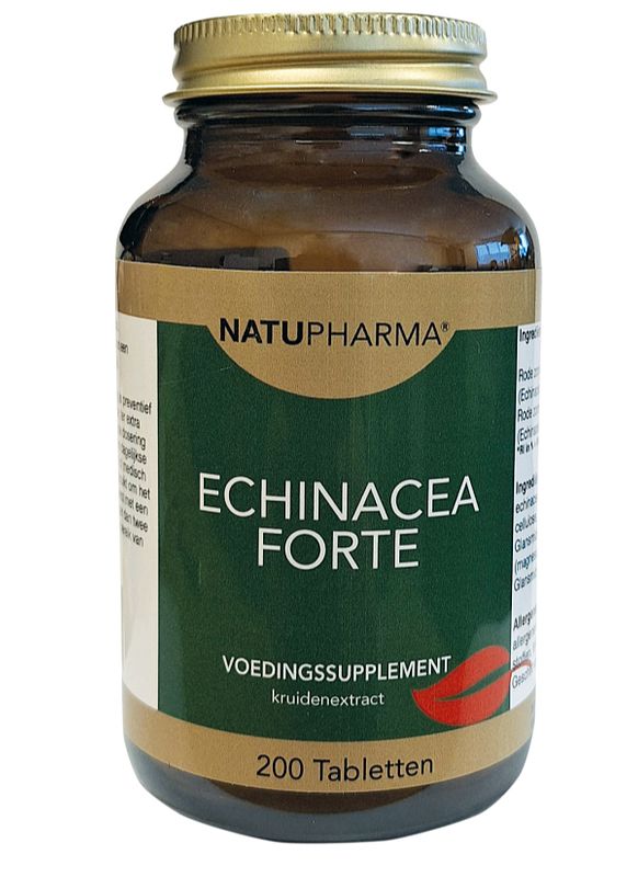 Foto van Natupharma echinacea forte tabletten