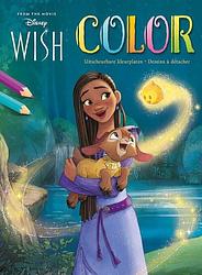 Foto van Disney color wish kleurblok / disney color wish bloc de coloriage - paperback (9789044766011)