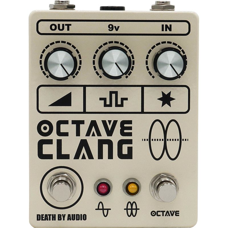 Foto van Death by audio octave clang v2 fuzz / octaver effectpedaal