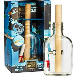 Foto van Eureka 3d puzzle breinbreker message in a bottle 12 x 21 cm glas