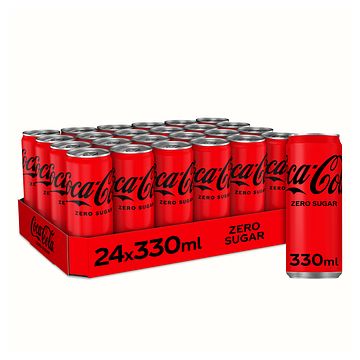 Foto van Cocacola zero sugar 24 x 330ml bij jumbo