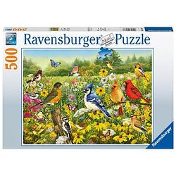 Foto van Ravensburger puzzel vogels in de wei 500 stukjes