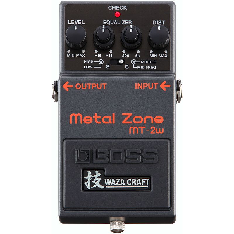 Foto van Boss mt-2w metal zone waza craft distortion-pedaal