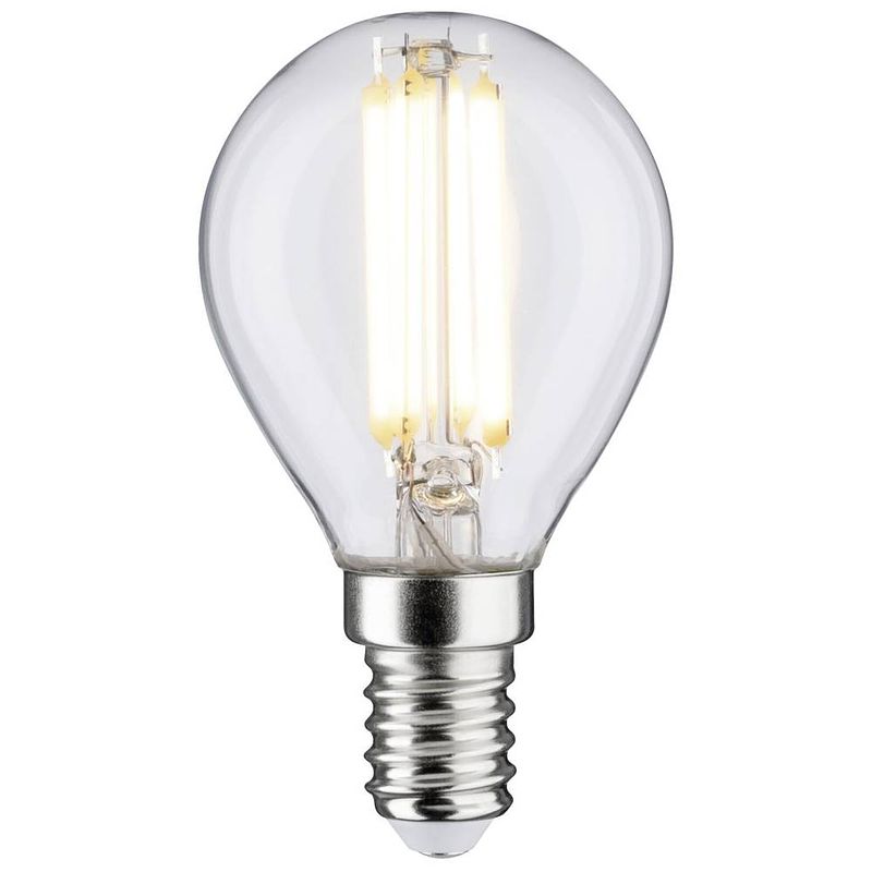 Foto van Paulmann 28650 led-lamp energielabel e (a - g) e14 6.5 w warmwit (ø x h) 45 mm x 80 mm 1 stuk(s)