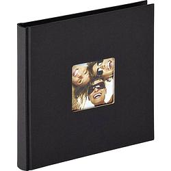 Foto van Walther+ design fa-199-b fotoalbum (b x h) 18 cm x 18 cm zwart 30 bladzijden