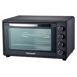 Foto van Techwood vrijstaande oven tfo-606 met hetelucht functie 64 liter