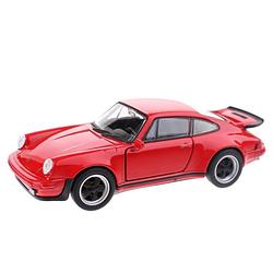 Foto van Toi-toys schaalmodel porsche 911 turbo rood
