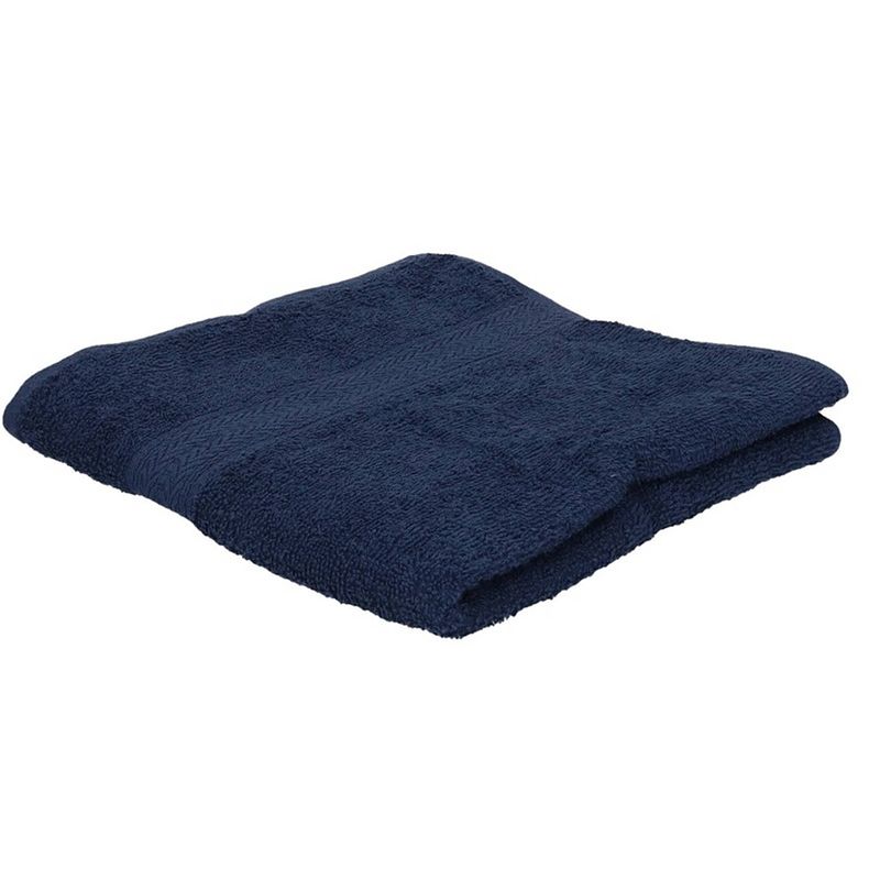 Foto van Voordelige handdoek navy blauw 50 x 100 cm 420 grams - badhanddoek