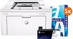 Foto van Hp laserjet m203dw + 1 extra zwarte toner + 2.500 vellen a4 papier