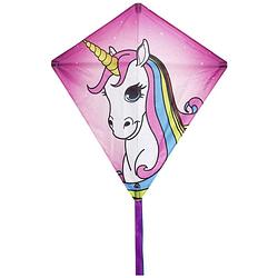 Foto van Invento eenlijnskindervlieger eddy unicorn 68 cm roze