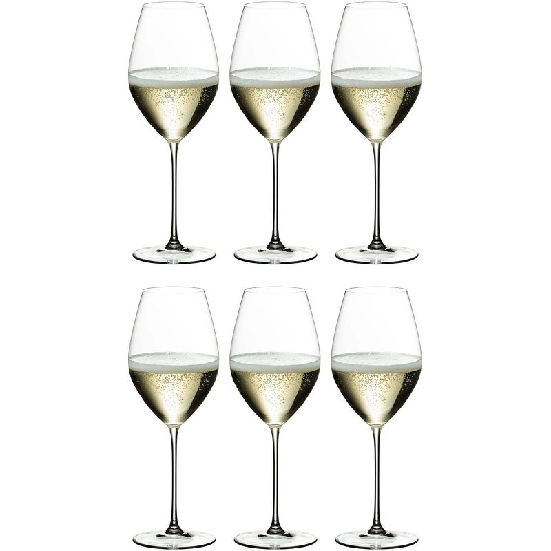 Foto van Riedel champagne glazen veritas - 6 stuks