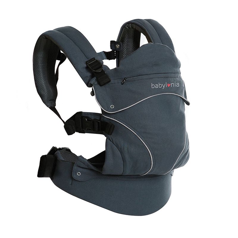 Foto van Babylonia baby carriers - draagzak baby - model bb-flexia - deep grey