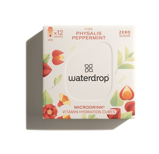 Foto van Waterdrop microdrink vitamin hydration cubes - vibe