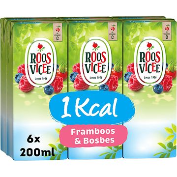 Foto van Roosvicee 1kcal framboos & bosbes 200ml bij jumbo