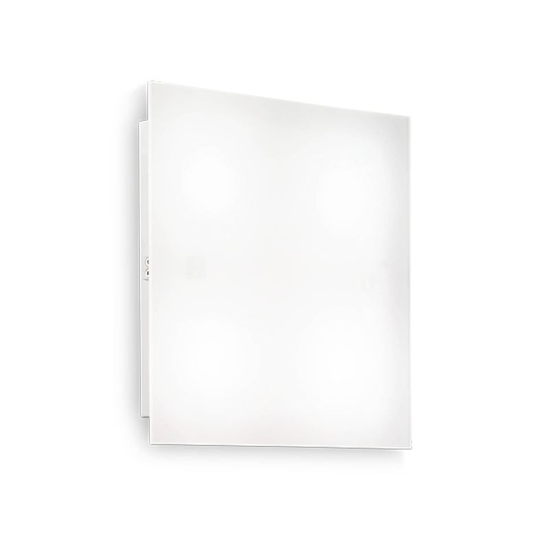 Foto van Ideal lux - flat - plafondlamp - metaal - gx53 - wit