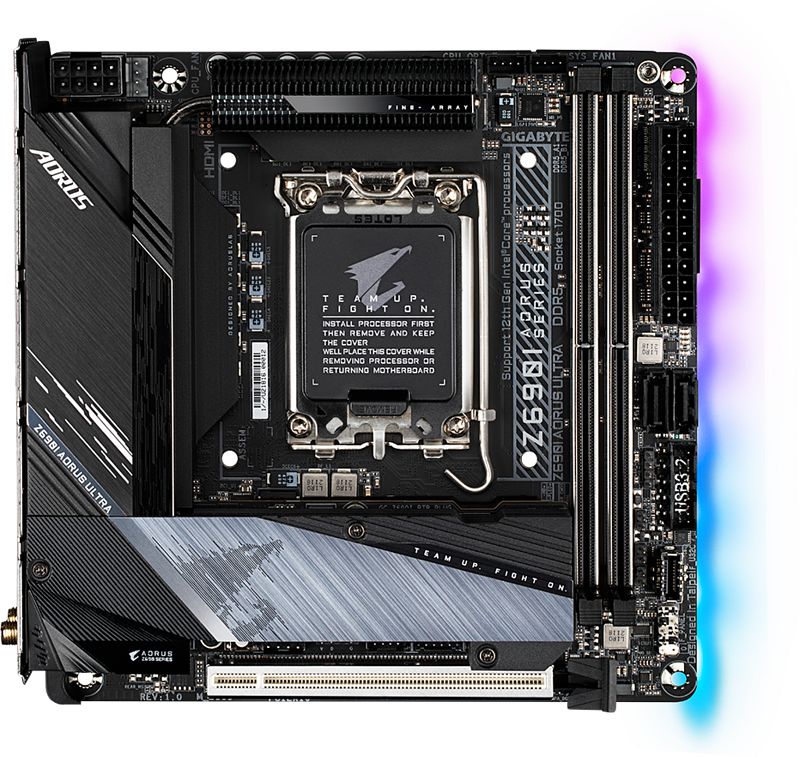 Foto van Gigabyte z690i aorus ultra