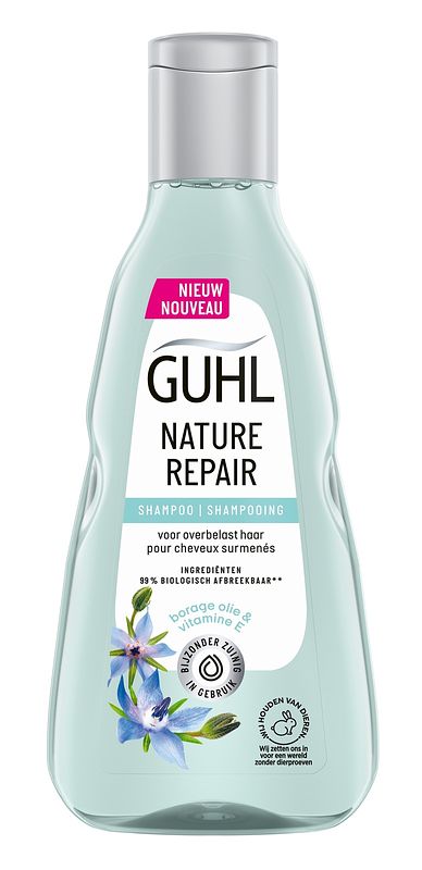 Foto van Guhl nature repair shampoo voor beschadigd haar