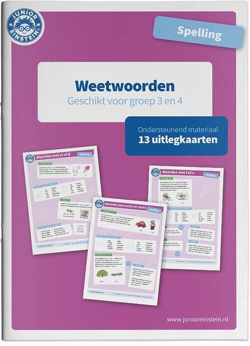 Foto van Spelling weetwoorden - paperback (9789492265784)