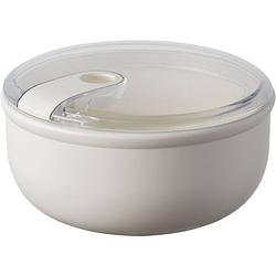 Foto van Omada - lunchbox, rond, beige, 750 ml - omada pull box