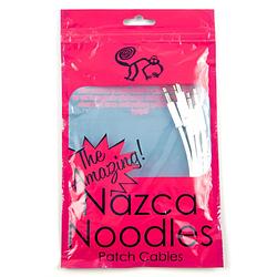 Foto van Cre8audio nazca noodles white 50 cm patchkabels (5 stuks)