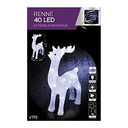Foto van Feeric lights and christmas - led verlichte rendier - 45,5 cm - 40 leds - kerstverlichting figuur