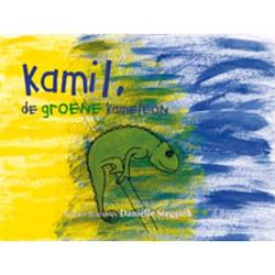 Foto van Kamil, de groene kameleon