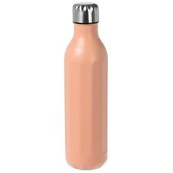 Foto van Rvs thermosfles / isoleerfles voor onderweg 500 ml pastel oranje - thermosflessen