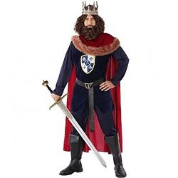Foto van Middeleeuwse koning verkleed kostuum voor heren - verkleedkleding - carnaval xl