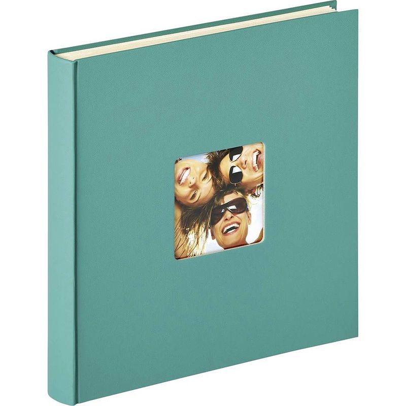 Foto van Walther+ design sk-110-k fotoalbum (b x h) 33 cm x 33.5 cm groen 50 bladzijden