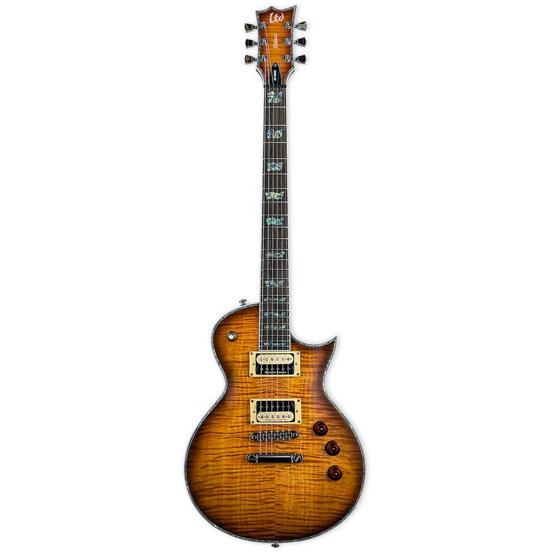 Foto van Esp ltd deluxe ec-1000fm amber sunburst