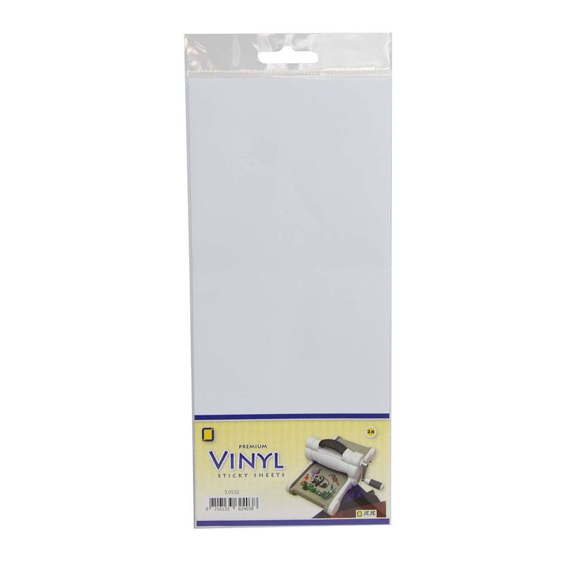 Foto van Crafts & co premium vinyl glanzende vellen wit