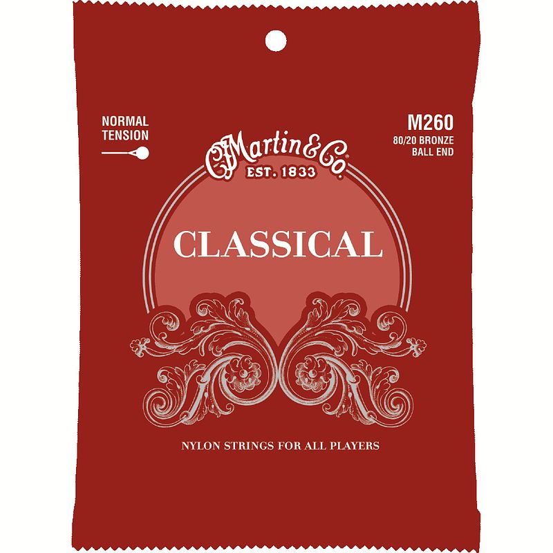 Foto van Martin strings m260 classical snarenset voor klassieke gitaar