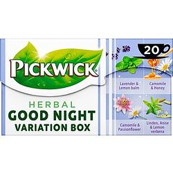 Foto van Pickwick herbal good night variatiebox kruidenthee bij jumbo