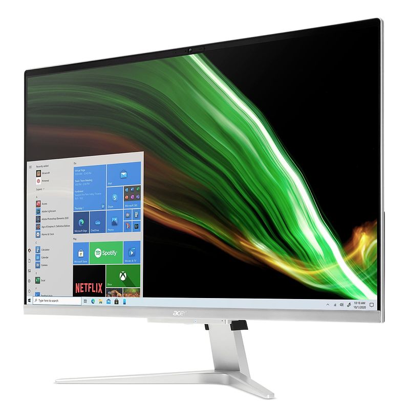 Foto van Acer aspire c27-1655 i56201 all-in-one pc zilver