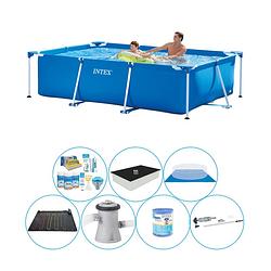 Foto van Intex frame pool rechthoekig 260x160x65 cm - zwembad super set