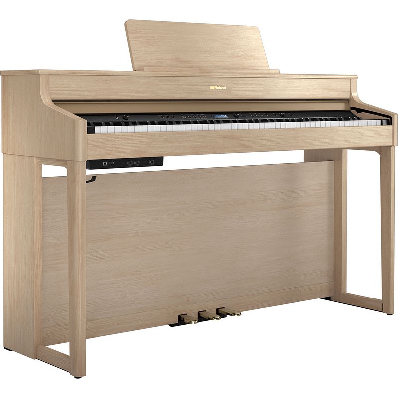 Foto van Roland hp702 digitale piano light oak