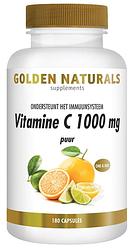 Foto van Golden naturals vitamine c 1000mg puur capsules