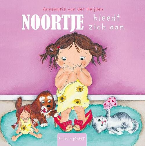 Foto van Noortje kleedt zich aan - annemarie van der heijden - hardcover (9789044845372)