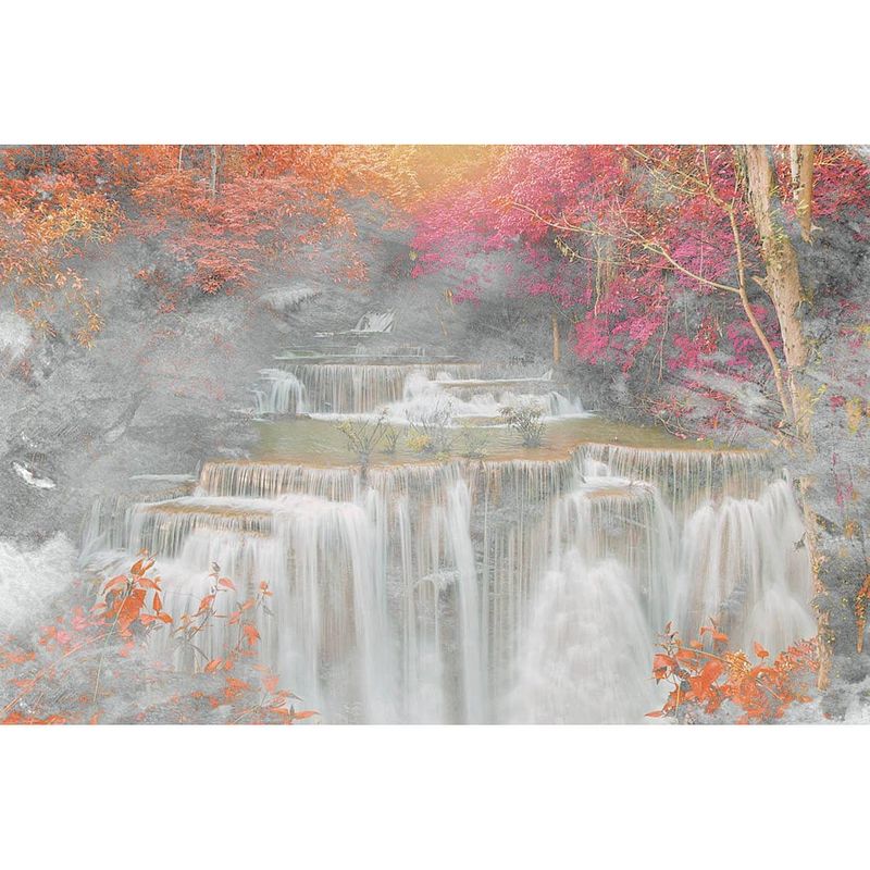 Foto van Dimex waterfall abstract ii fotobehang 375x250cm 5-banen