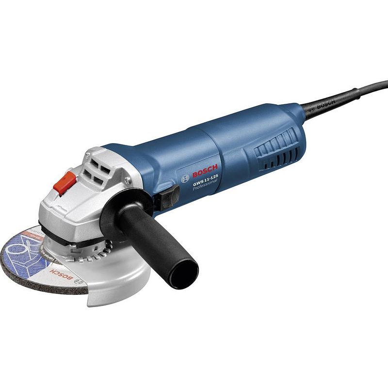 Foto van Bosch professional gws 11-125 060179d003 haakse slijper 125 mm incl. koffer 1100 w